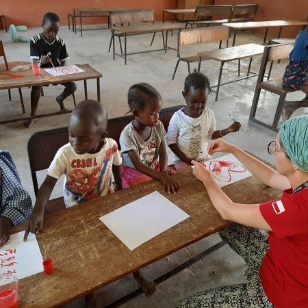 Gambia: Praca w przedszkolu