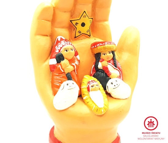 Szopka peruwiańska w ręce,ceramiczna_PERU - obrazek 5